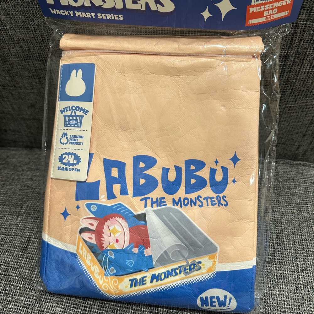 Pop Mart Labubu The Monsters Wacky Mart Series Messenger Bag